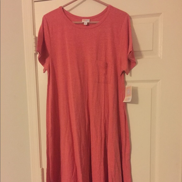LuLaRoe Dresses & Skirts - Lularoe Carly xl pink heathered solid dress nwt LuLaRoe Dresses & Skirts - Lularoe Carly xl pink heathered solid dress nwt